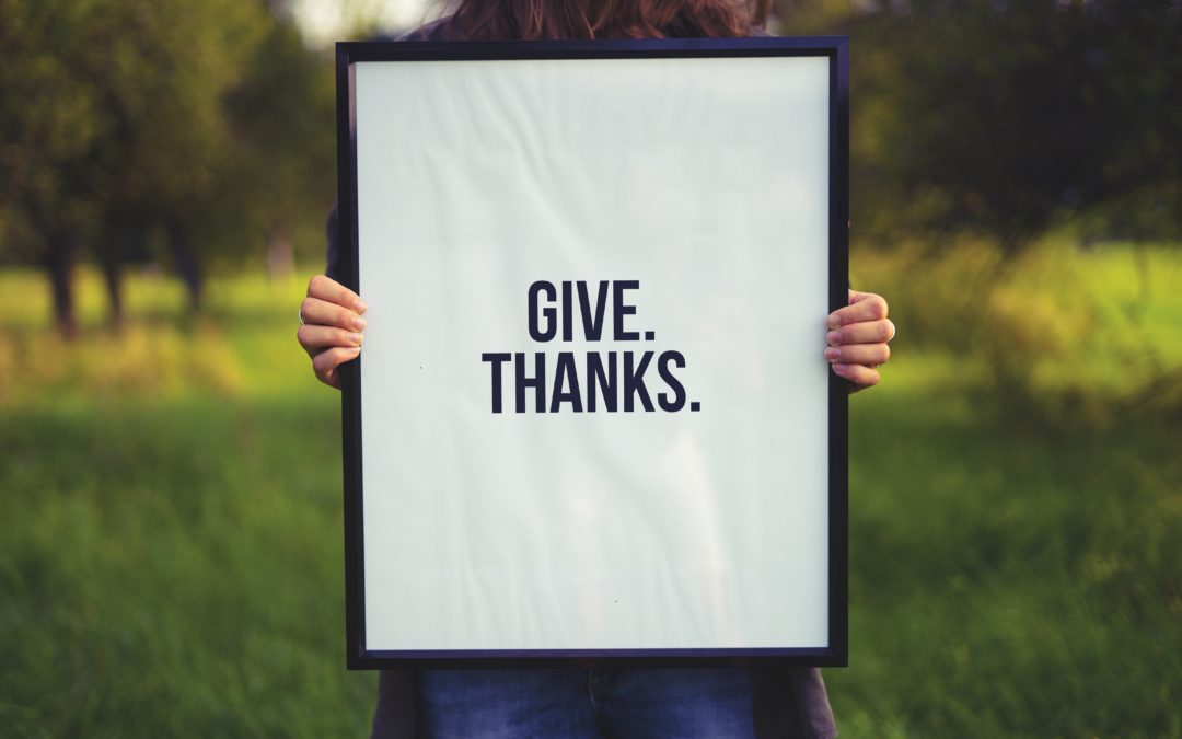 practicing gratitude give thanks